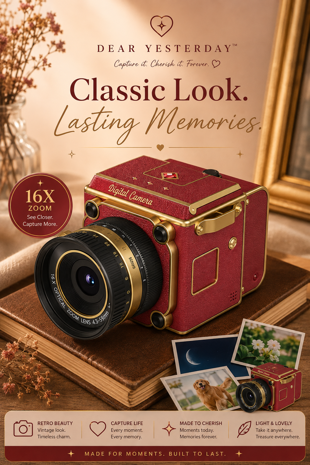 Classic look. Lasting memories.